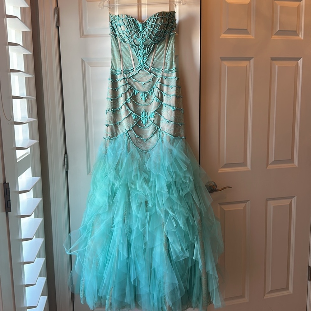 Sherri Hill beaded prom dress